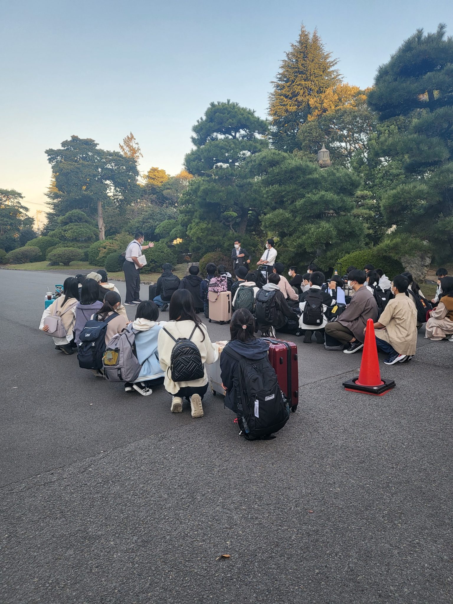 三年生修学旅行出発|学校法人新田学園 新田青雲中等教育学校